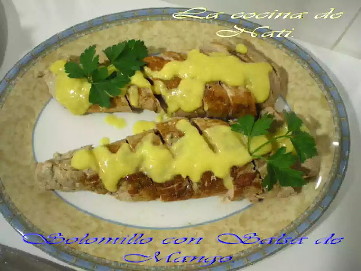 SOLOMILLO CON SALSA DE MANGO.