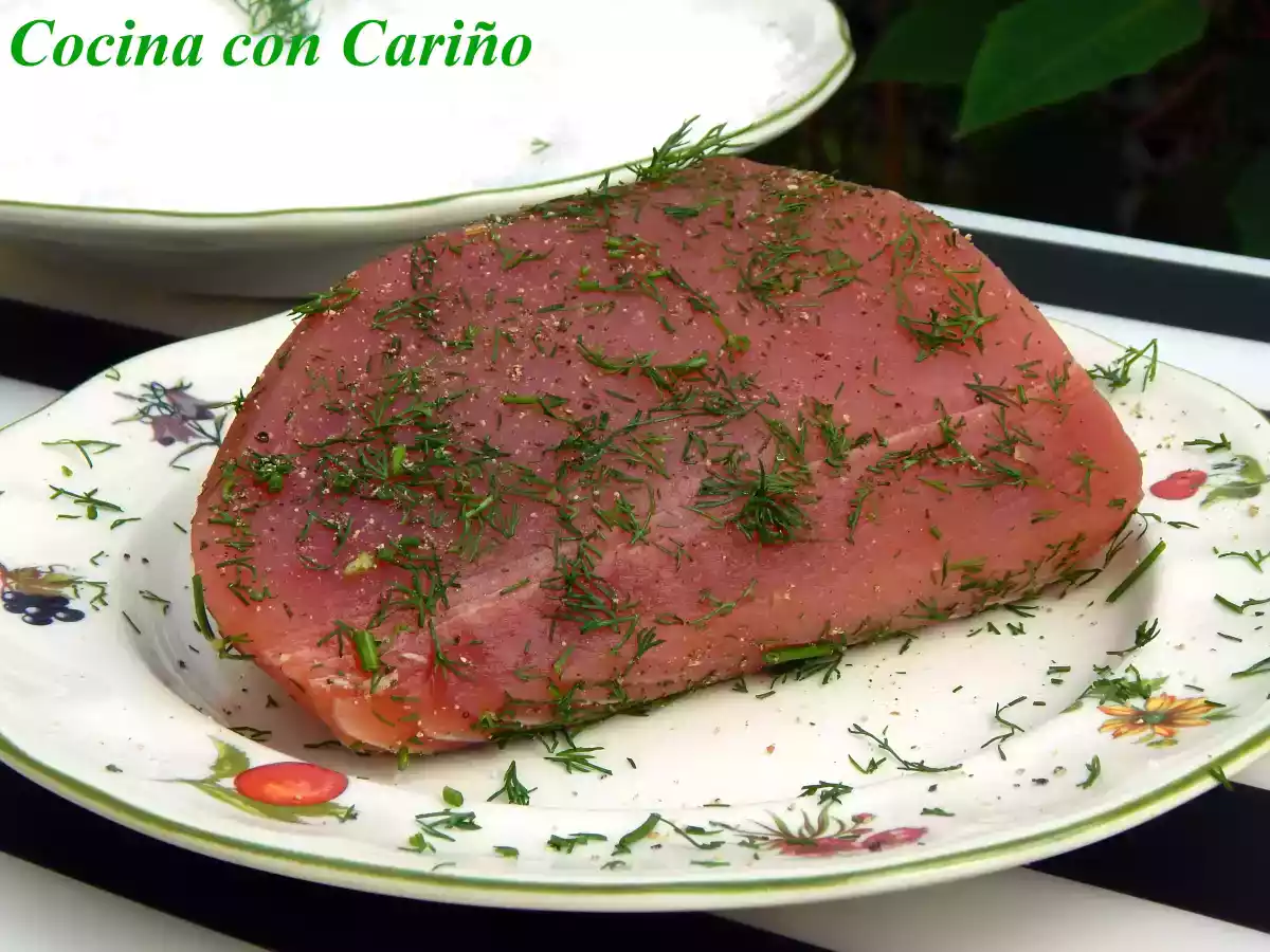 Solomillo de atún marinado - foto 2