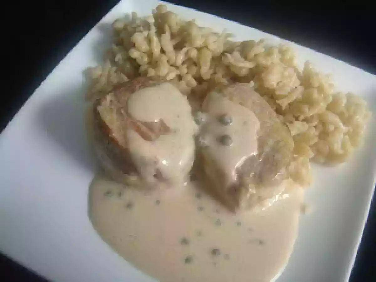 Solomillo de Cerdo a la Pimienta Verde