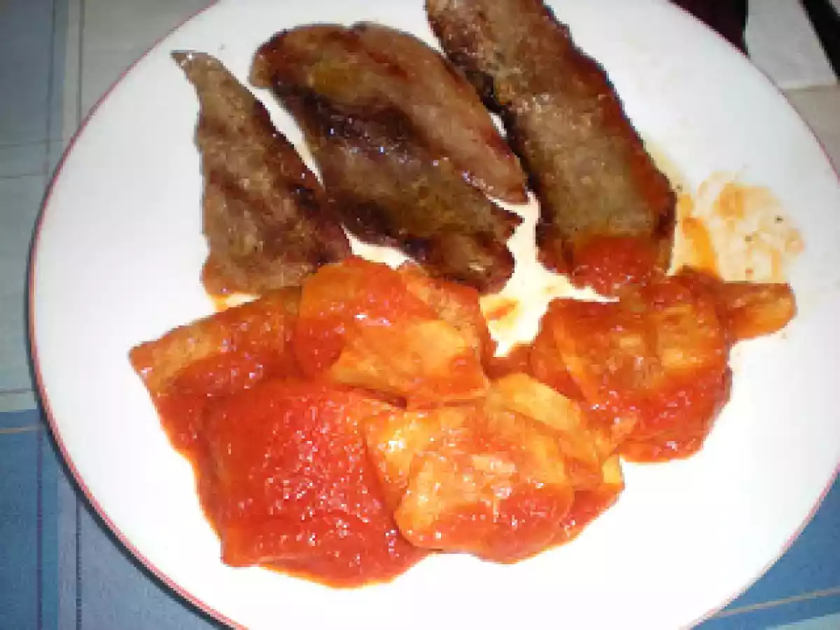 Solomillo de cerdo a la plancha y patatas con tomate - foto 2