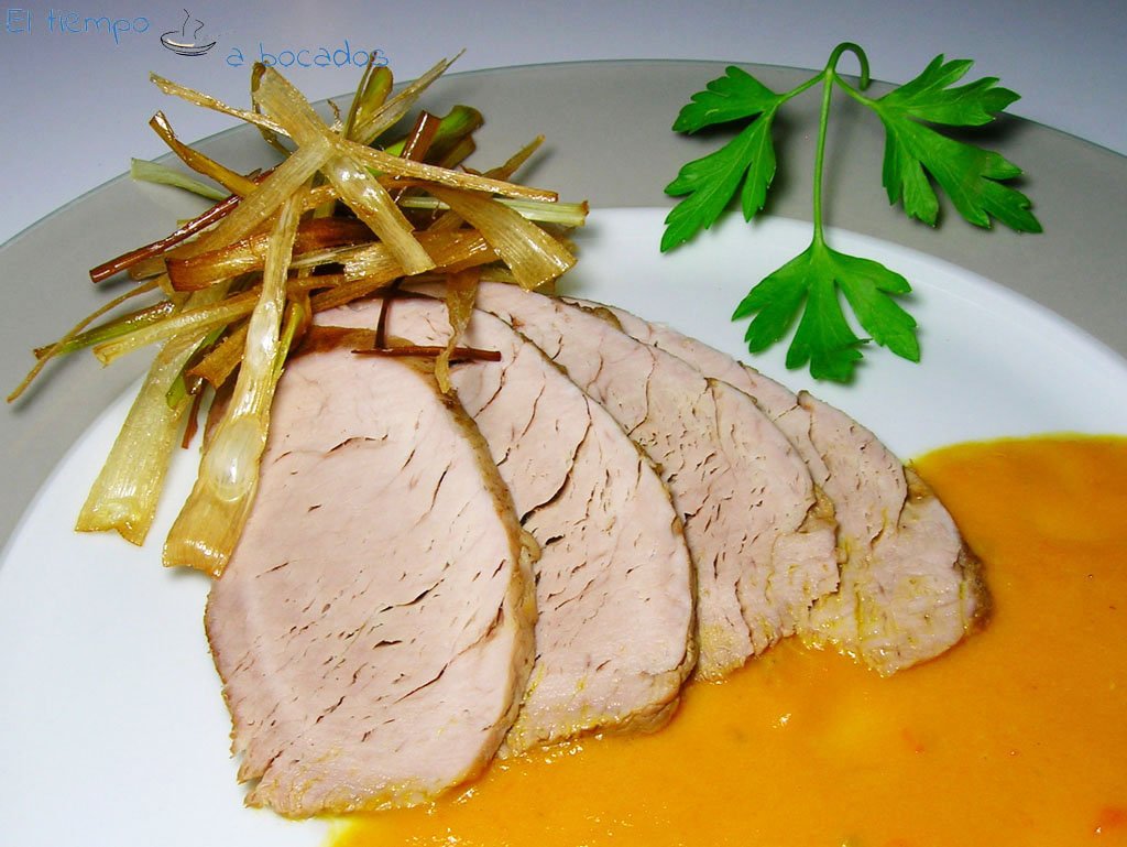 Solomillo de cerdo al brandy Receta Petitchef
