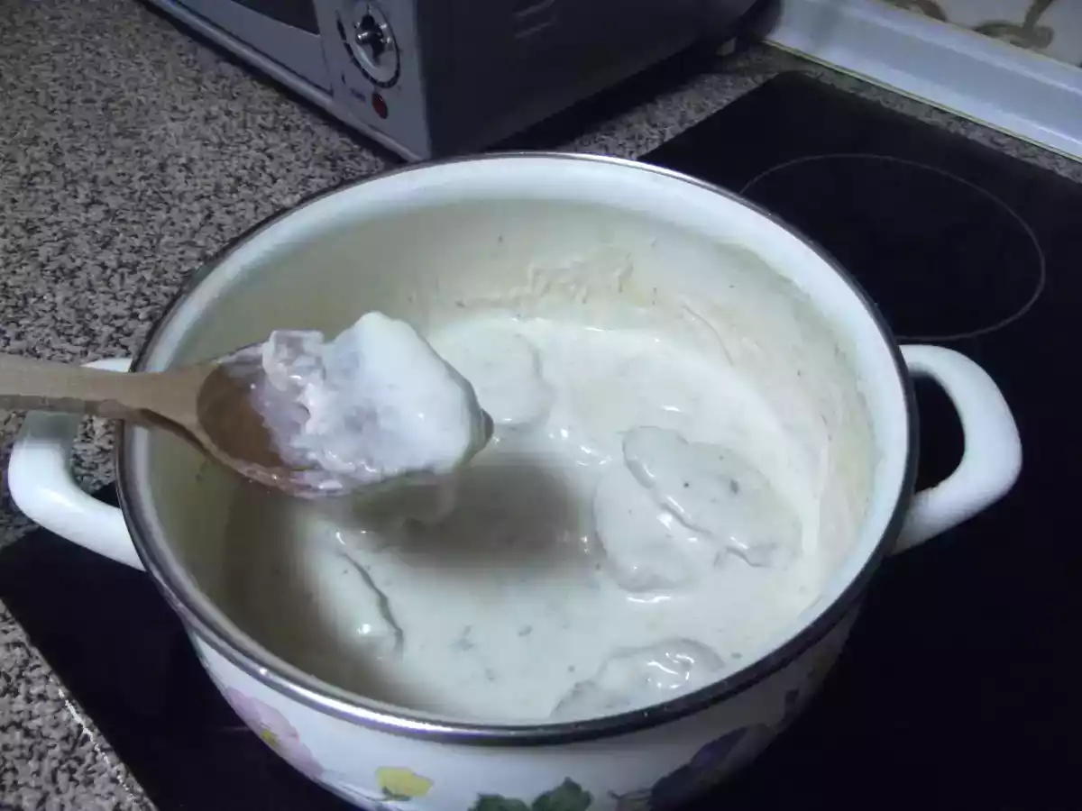 Solomillo de cerdo al cabrales con patatas al horno - foto 2