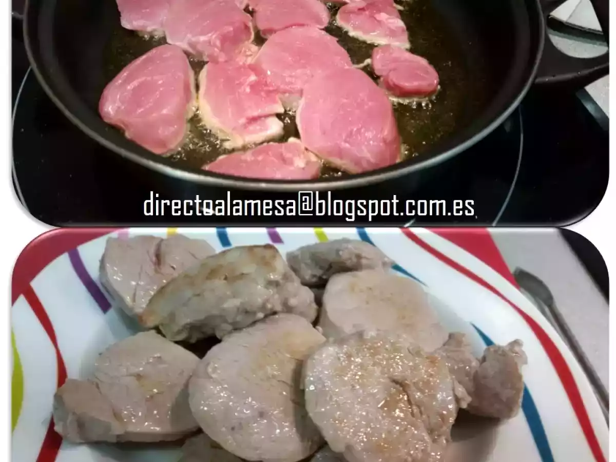 Solomillo de cerdo (al Pedro Ximénez)