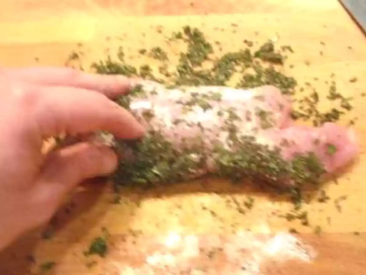 Solomillo de cerdo con manzanas y cebollas rojas - foto 3