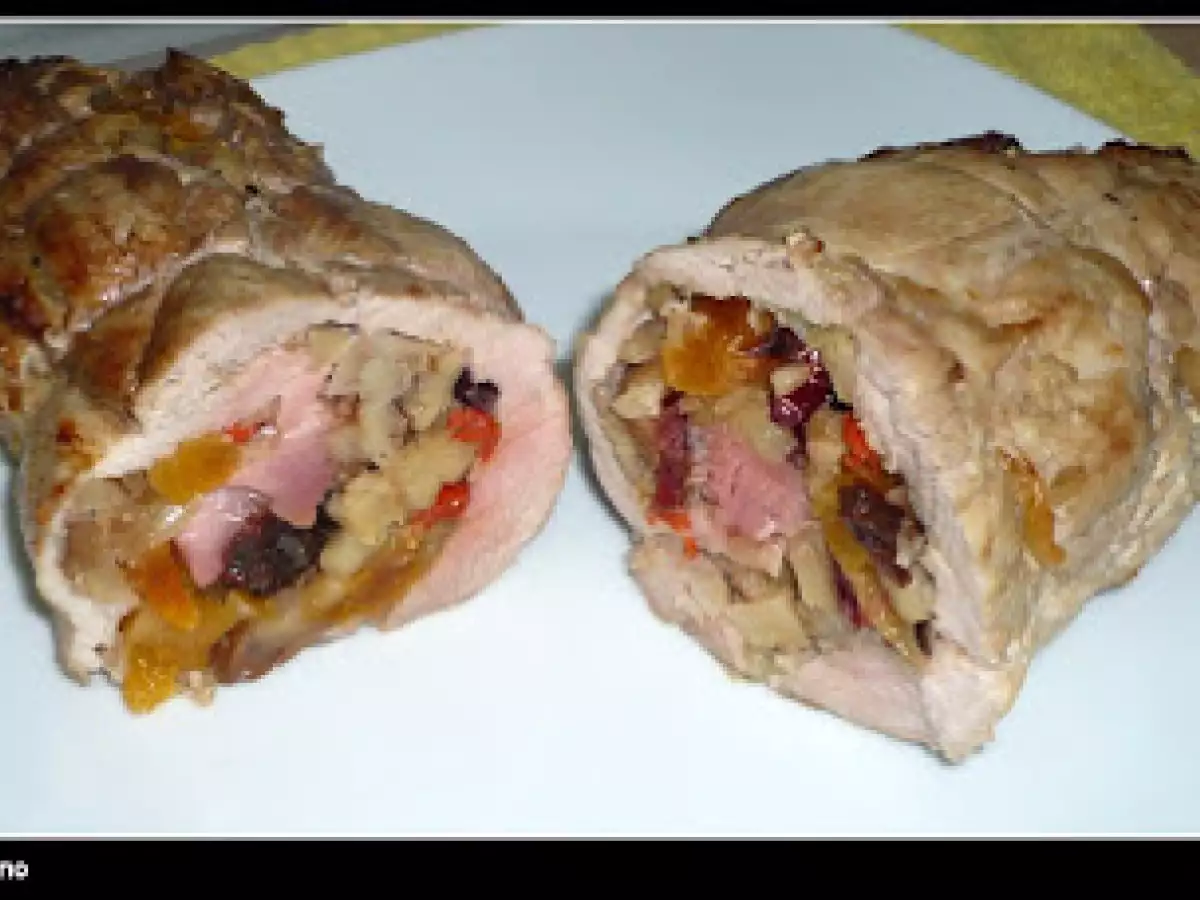 Solomillo de cerdo relleno - foto 2