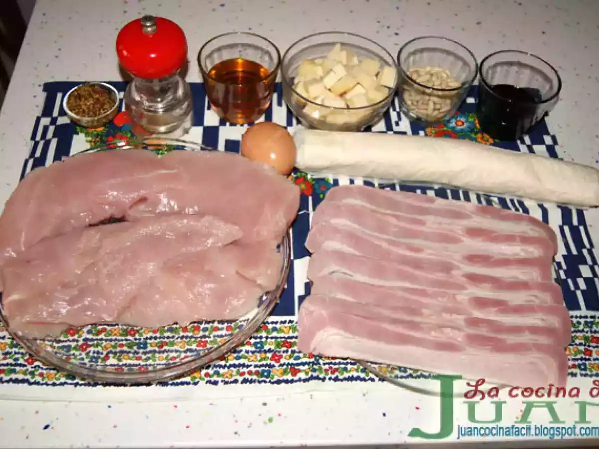 SOLOMILLO DE PAVO RELLENO Y ENVUELTO EN HOJALDRE