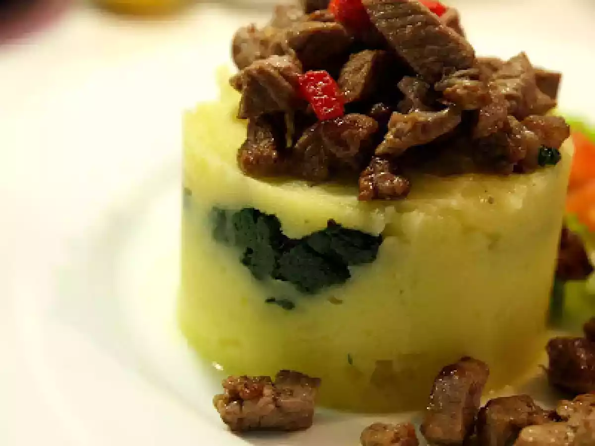 Solomillo de ternera con puré de patatas y verduras - foto 4