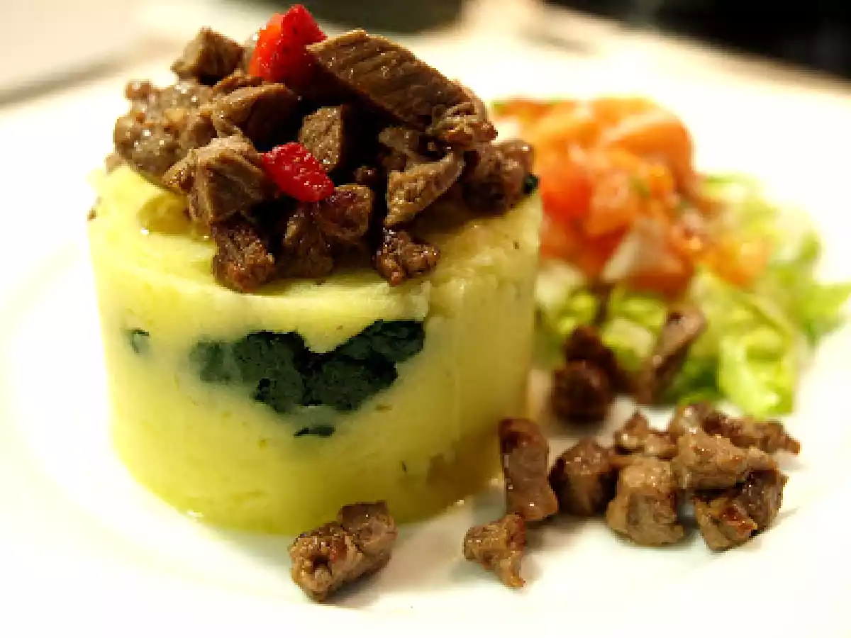 Solomillo de ternera con puré de patatas y verduras - foto 5