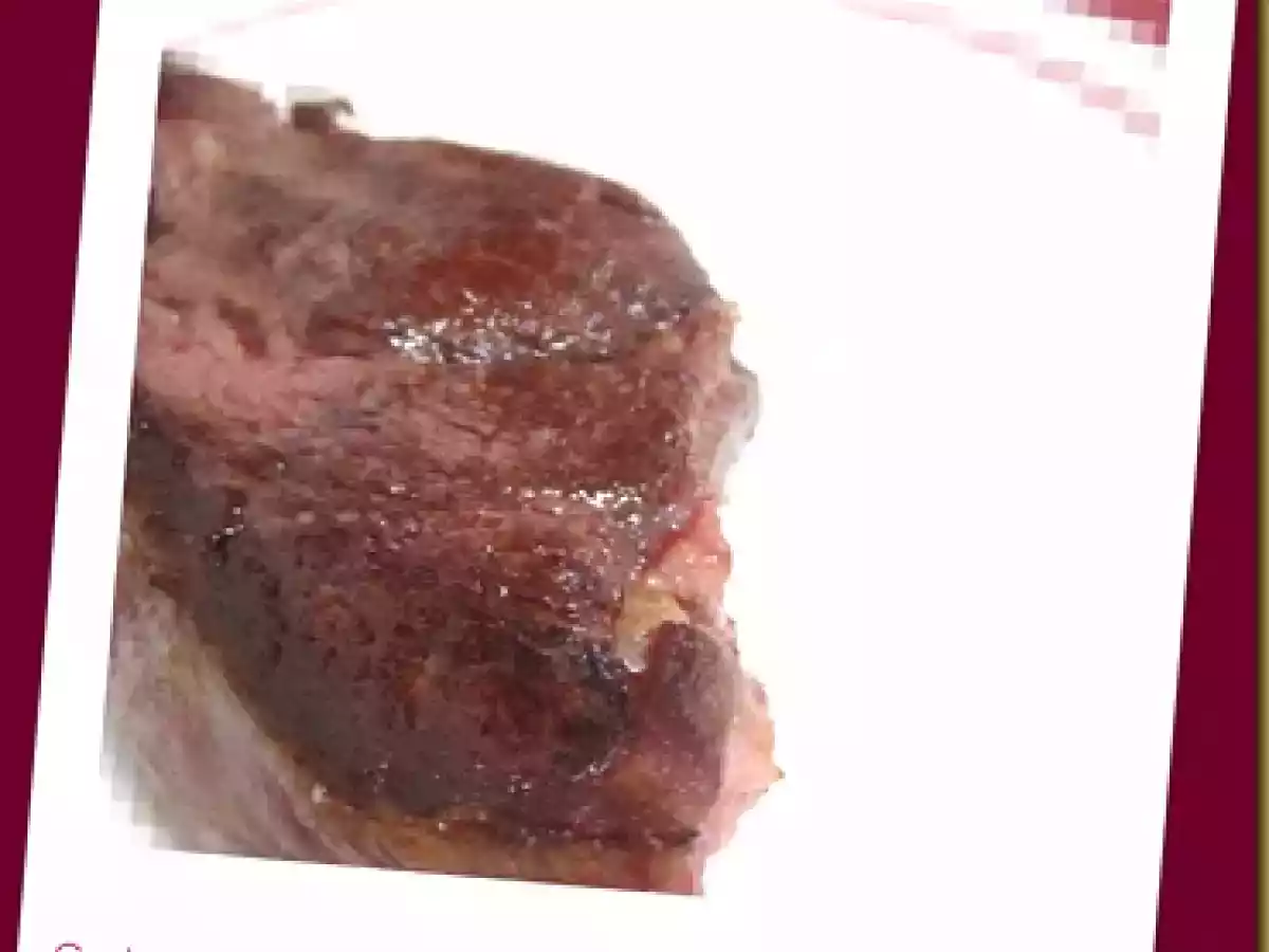 Solomillo de Ternera con Salsa Suave de Pimienta