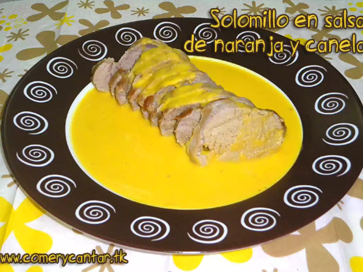 Solomillo en salsa de naranja y canela - foto 2