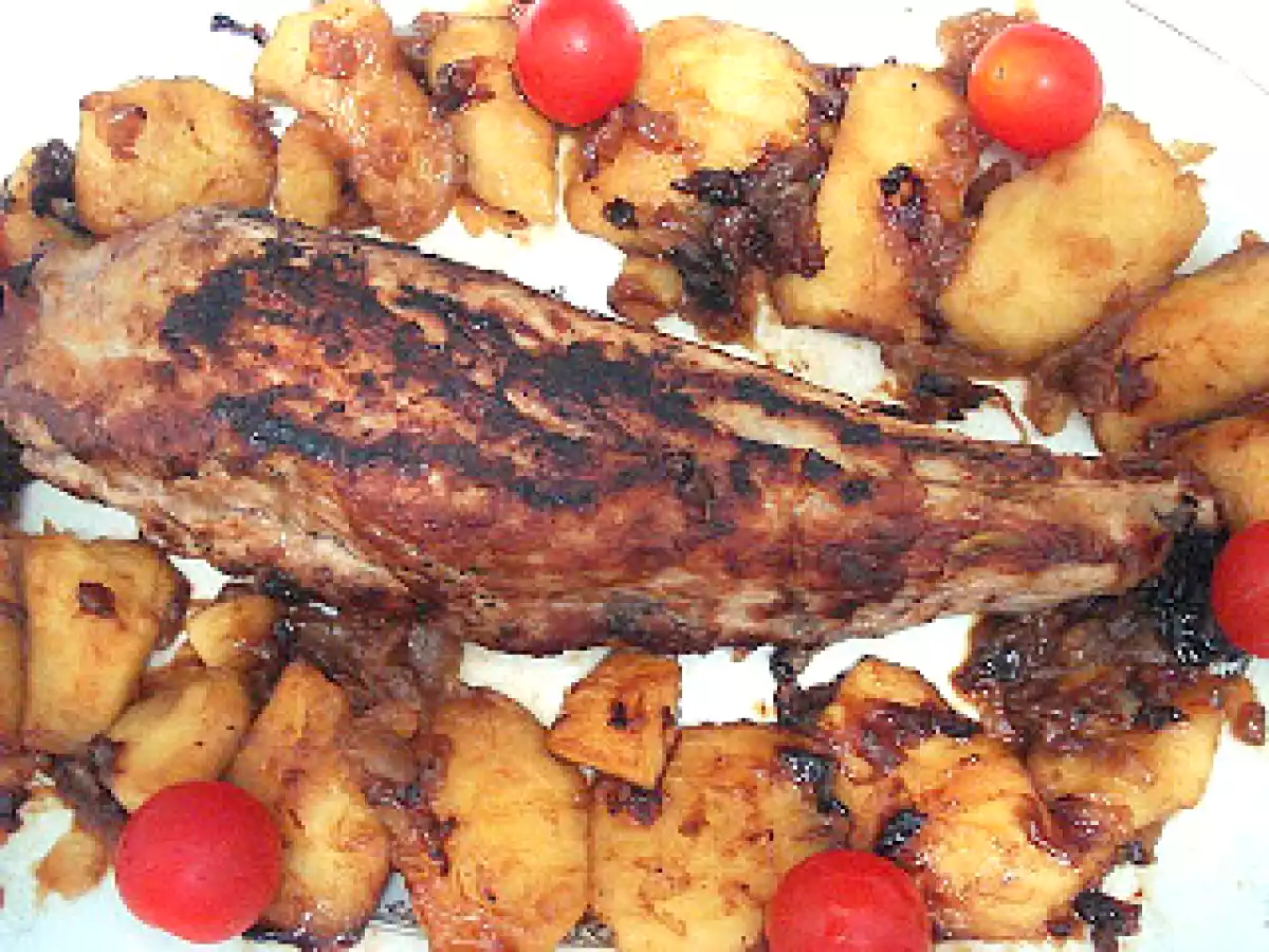 SOLOMILLO IBERICO CON COMPOTA DE MANZANA