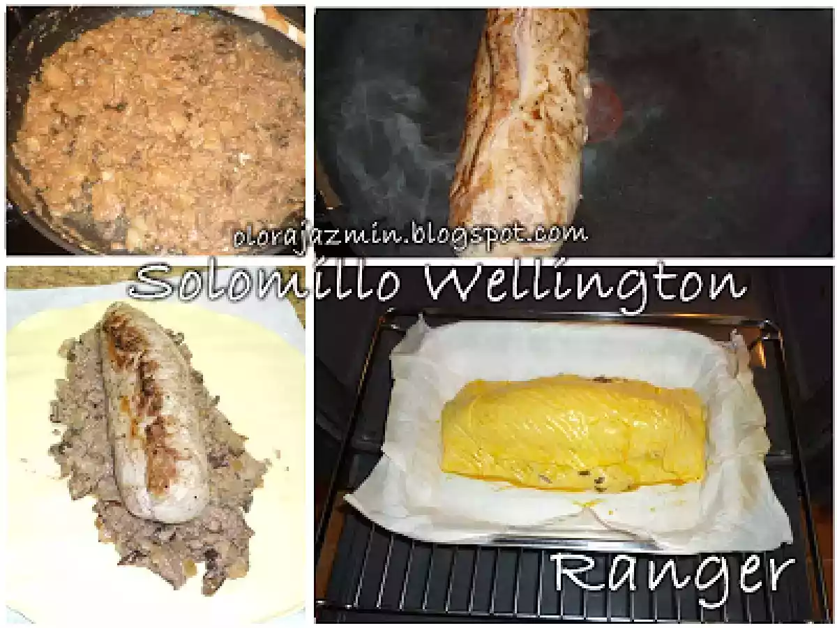 Solomillo Wellington con setas