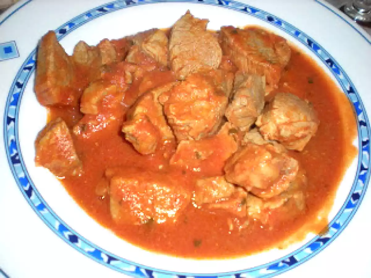 Solomillos de cerdo con tomate
