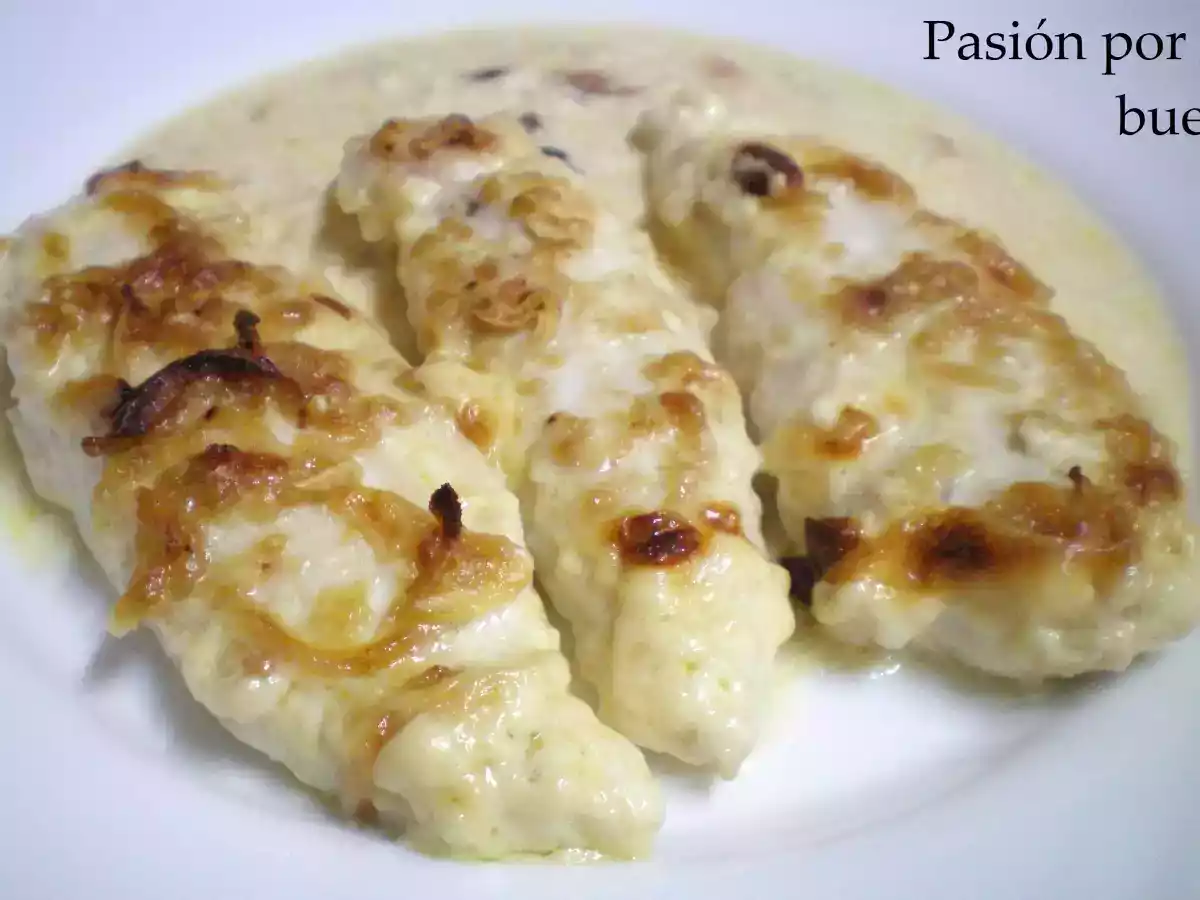 Solomillos de pollo a la crema