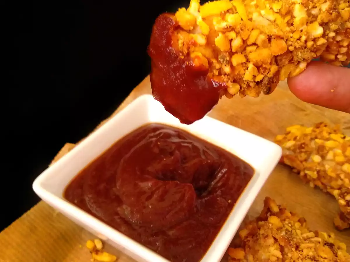 Solomillos de pollo con kikos {al horno} - foto 2