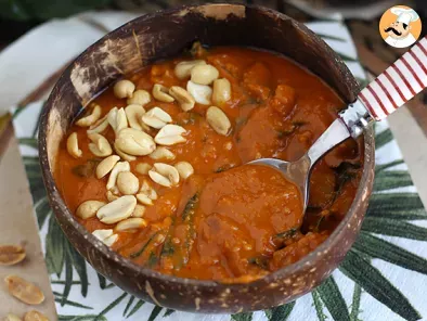 Sopa africana de cacahuetes, tomate y acelgas - African Peanut soup - foto 4
