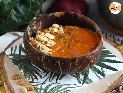 Sopa africana de cacahuetes, tomate y acelgas - African Peanut soup - foto 5