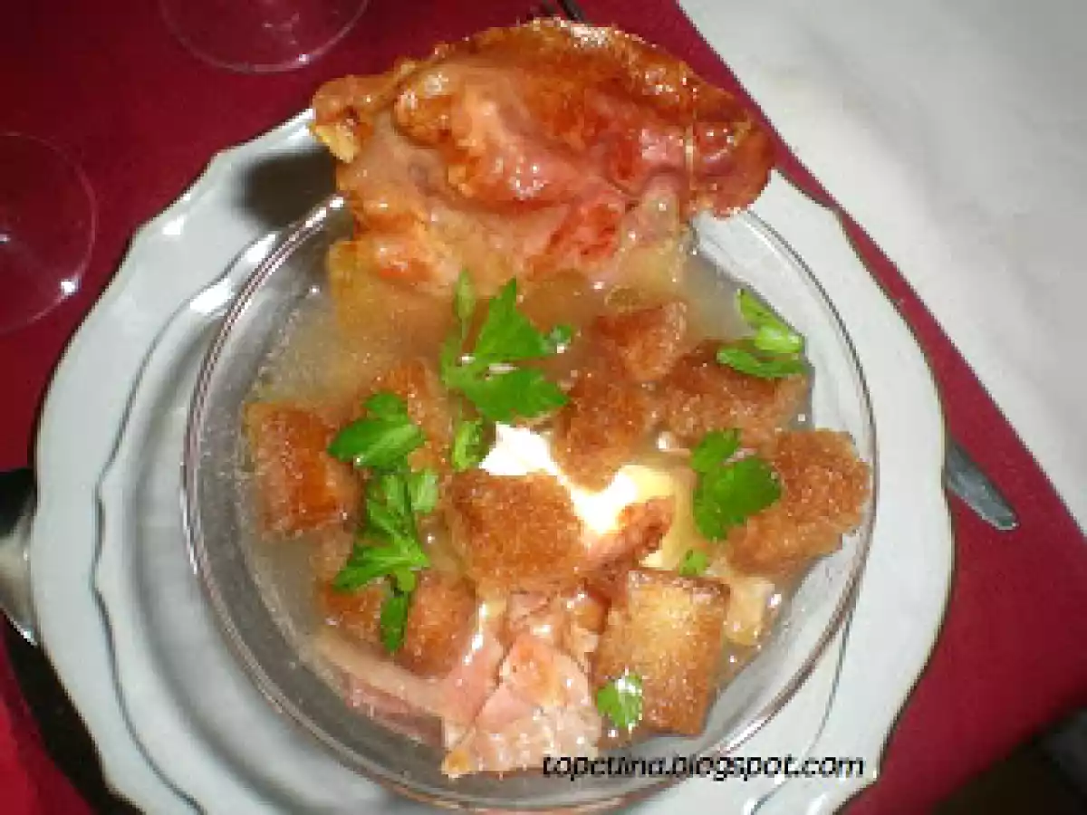 SOPA DE AJO EN COPA. - foto 2