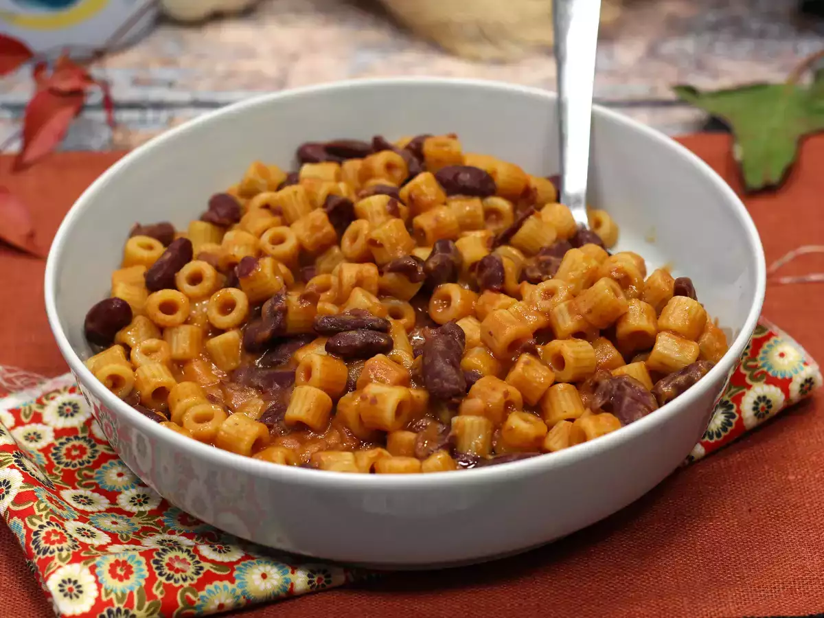 Sopa de alubias con pasta: la versión cremosa del clásico italiano pasta e fagioli - foto 5