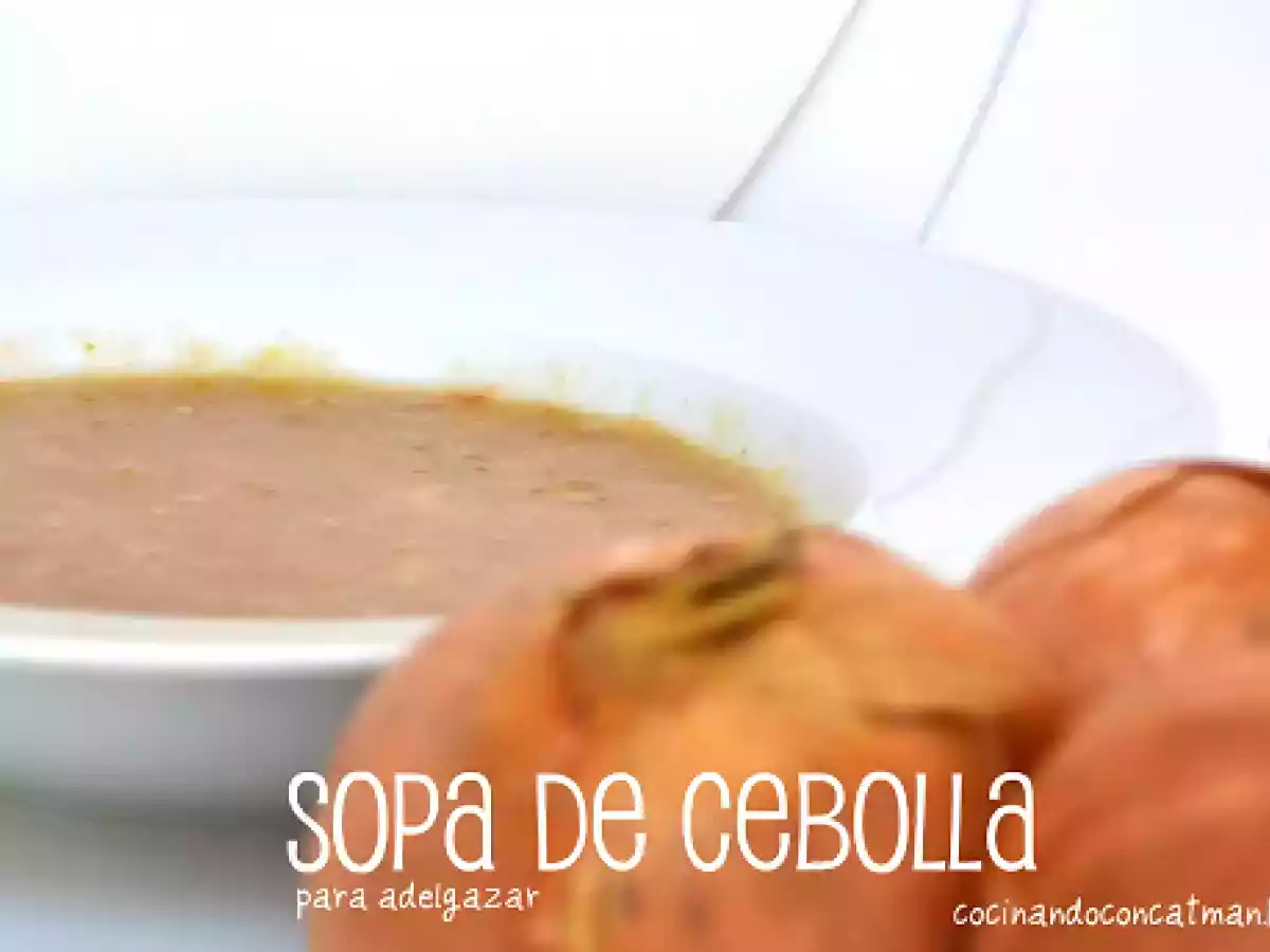 Sopa de cebolla para adelgazar