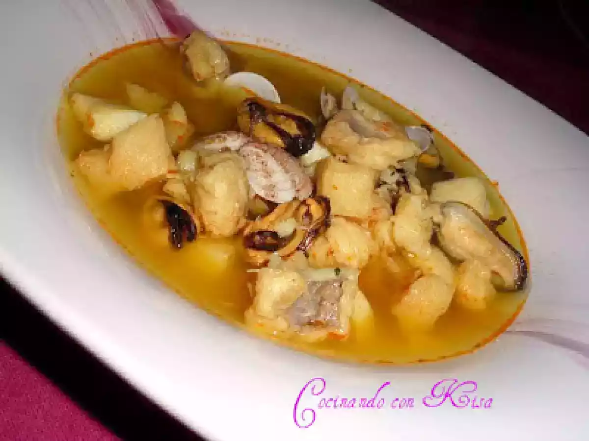 Sopa de Marisco y Pescado (fussioncook)