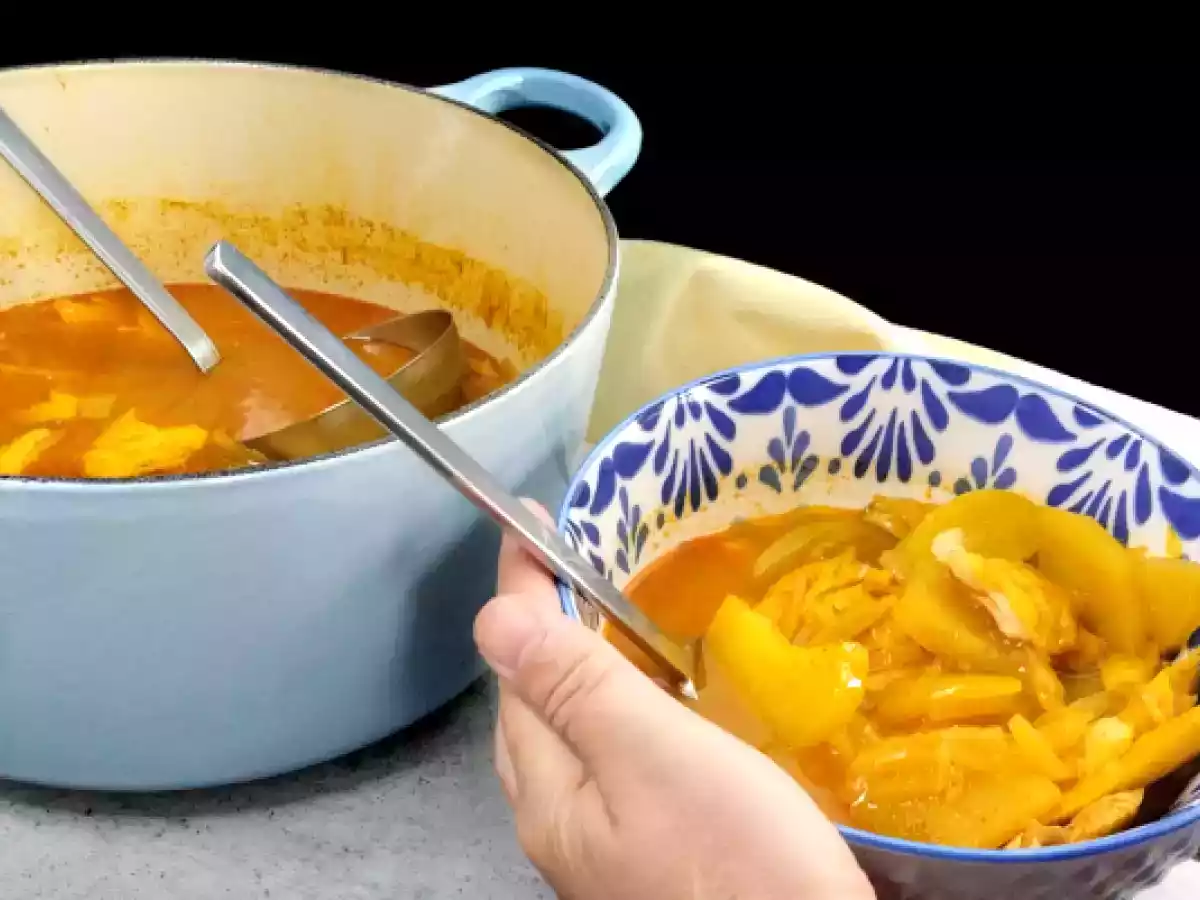 Sopa de patatas y pescado {con un ligero toque marroquí} - foto 2