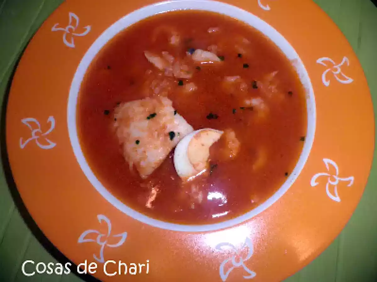 Sopa de pescado (thermomix)
