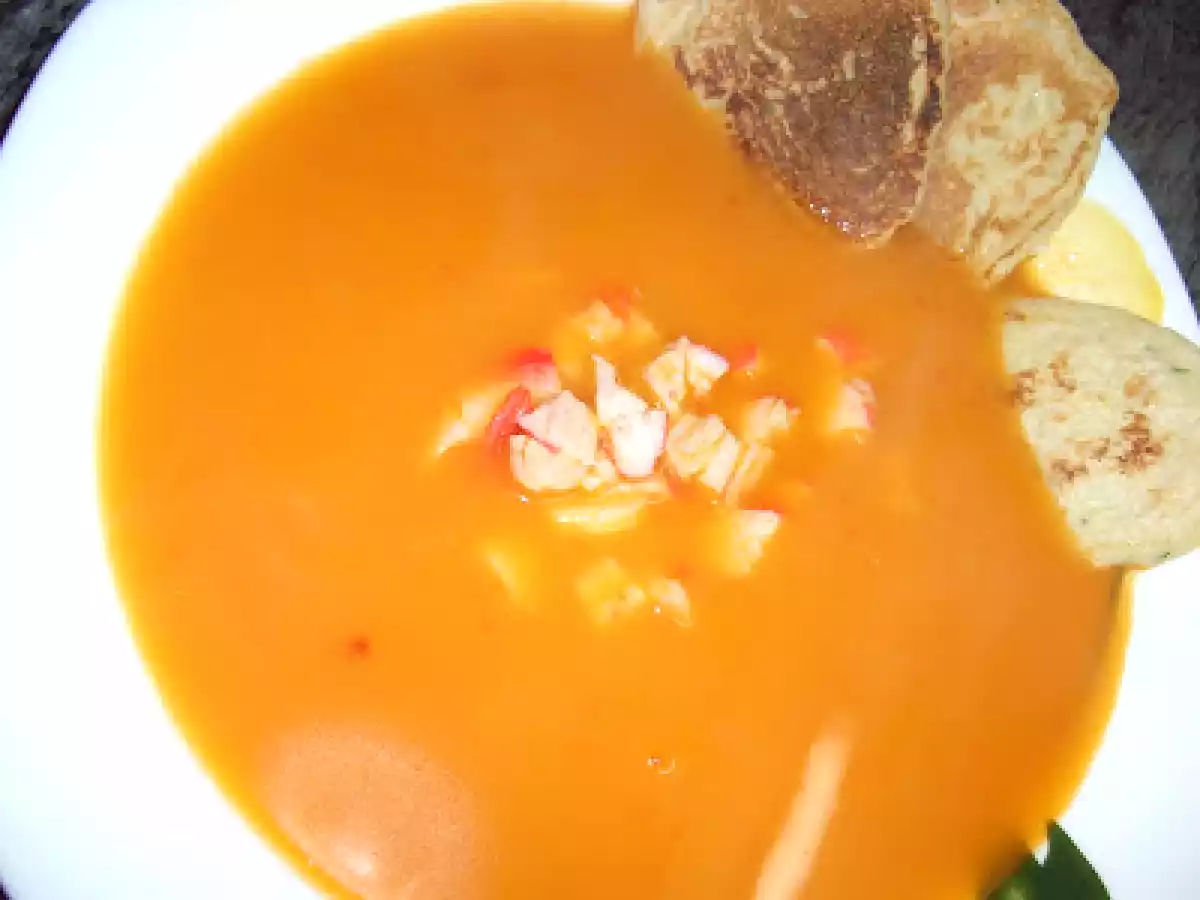 SOPA DE PIMIENTO Y TOMATE