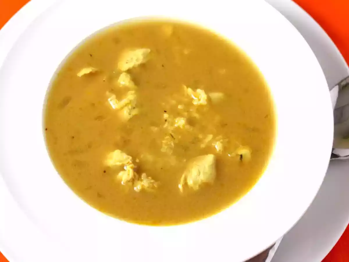 SOPA DE POLLO Y ARROZ CON CURRY - foto 3