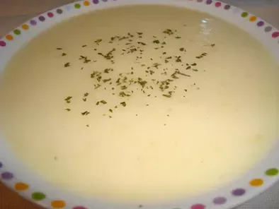Sopa de puerro y patata