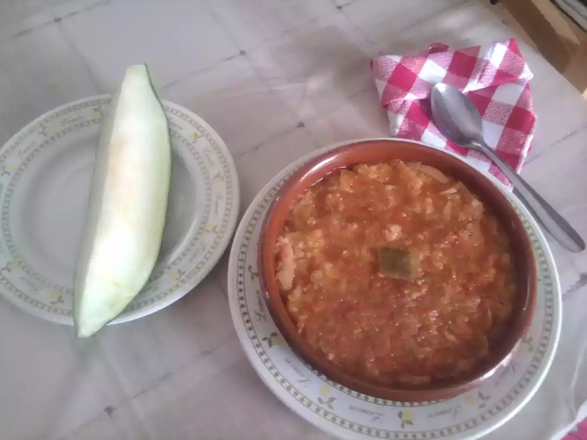 Sopa de tomate extremeña