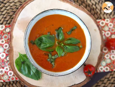 Sopa de tomates y albahaca, foto 3