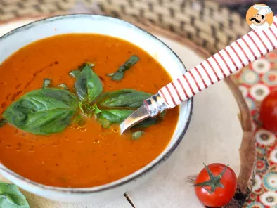 Sopa de tomates y albahaca, foto 4