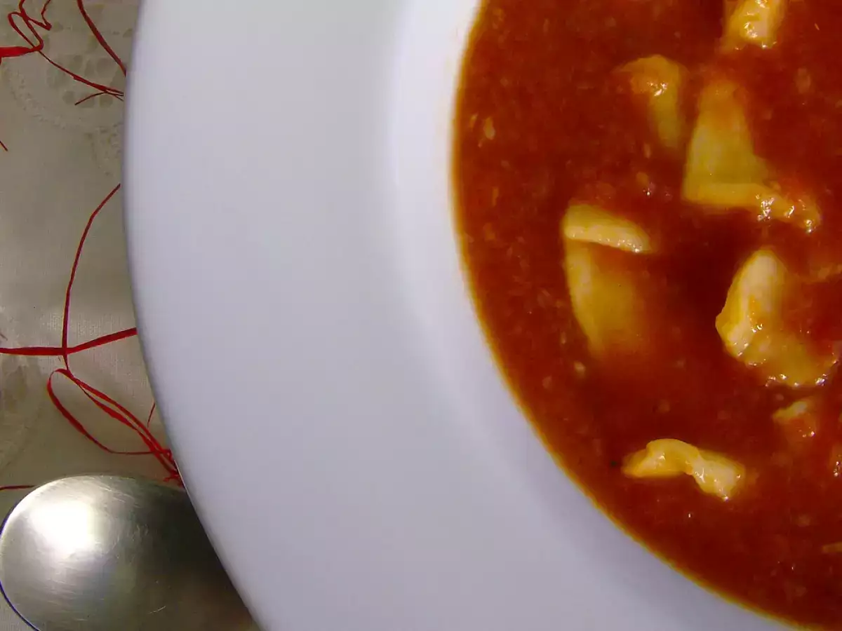 Sopa de tomates y pantrucas - foto 3