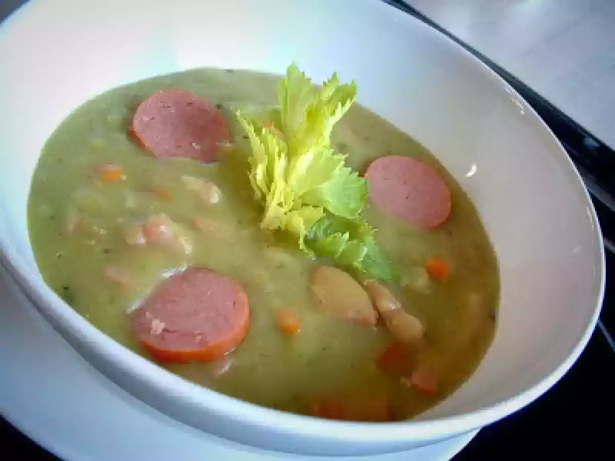 Sopa holandesa de guisantes ( Erwtensoep o Snert) - foto 3