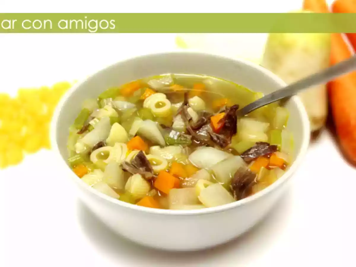 Sopa Minestrone a la italiana