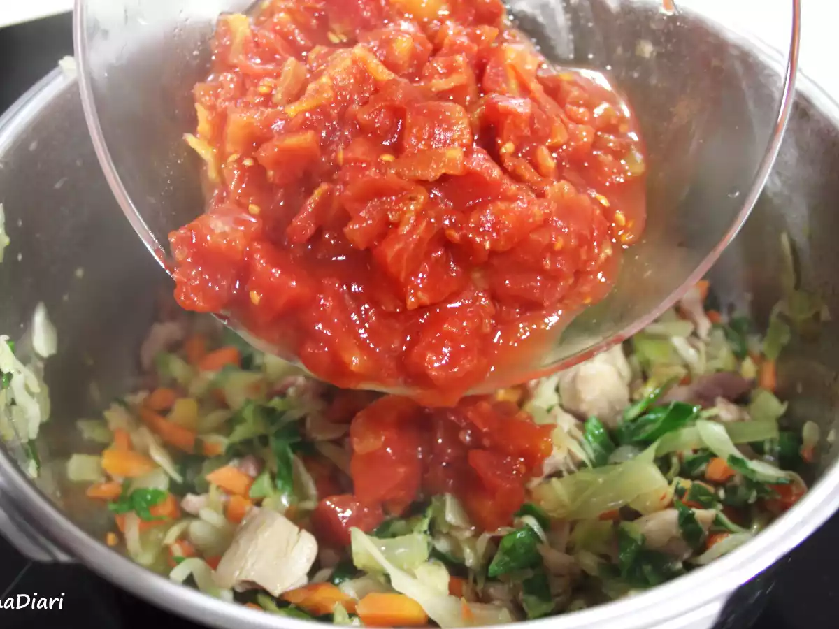 Sopa minestrone amb pollastre, con pollo - foto 5