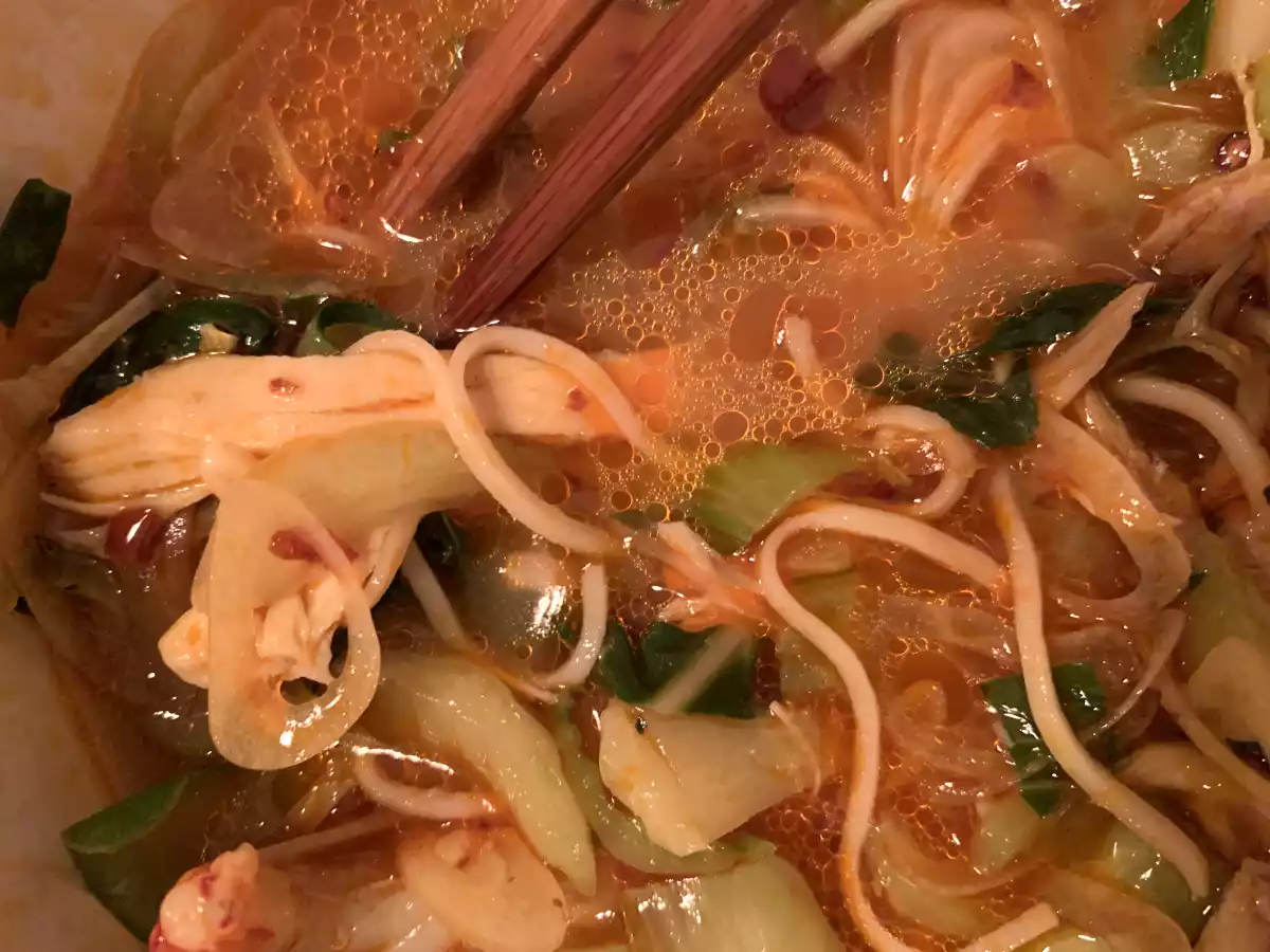 Sopa Ramen con productos de la tierra - foto 2