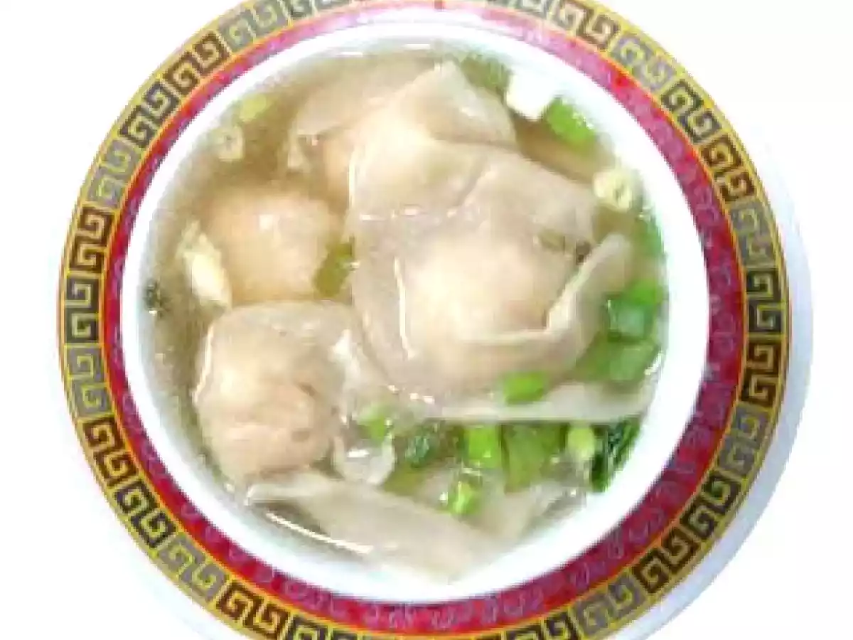 Sopa wantan - cocina peruana