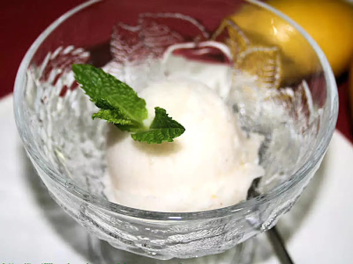 Sorbete de limón