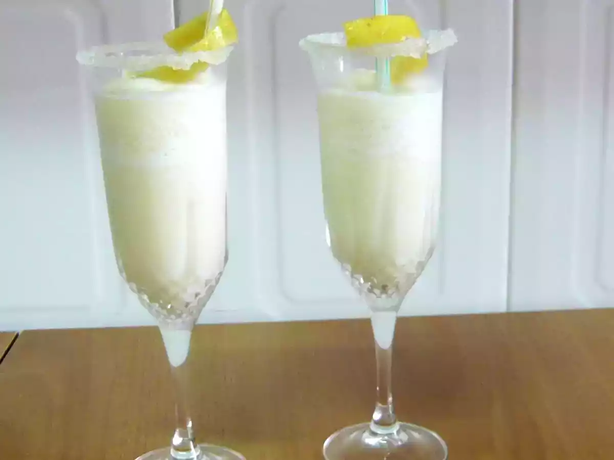 Sorbete de limón al cava