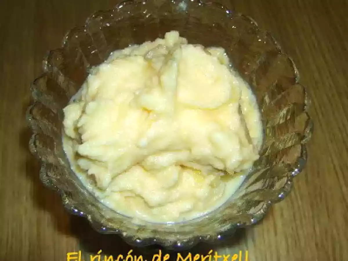 Sorbete de mandarinas