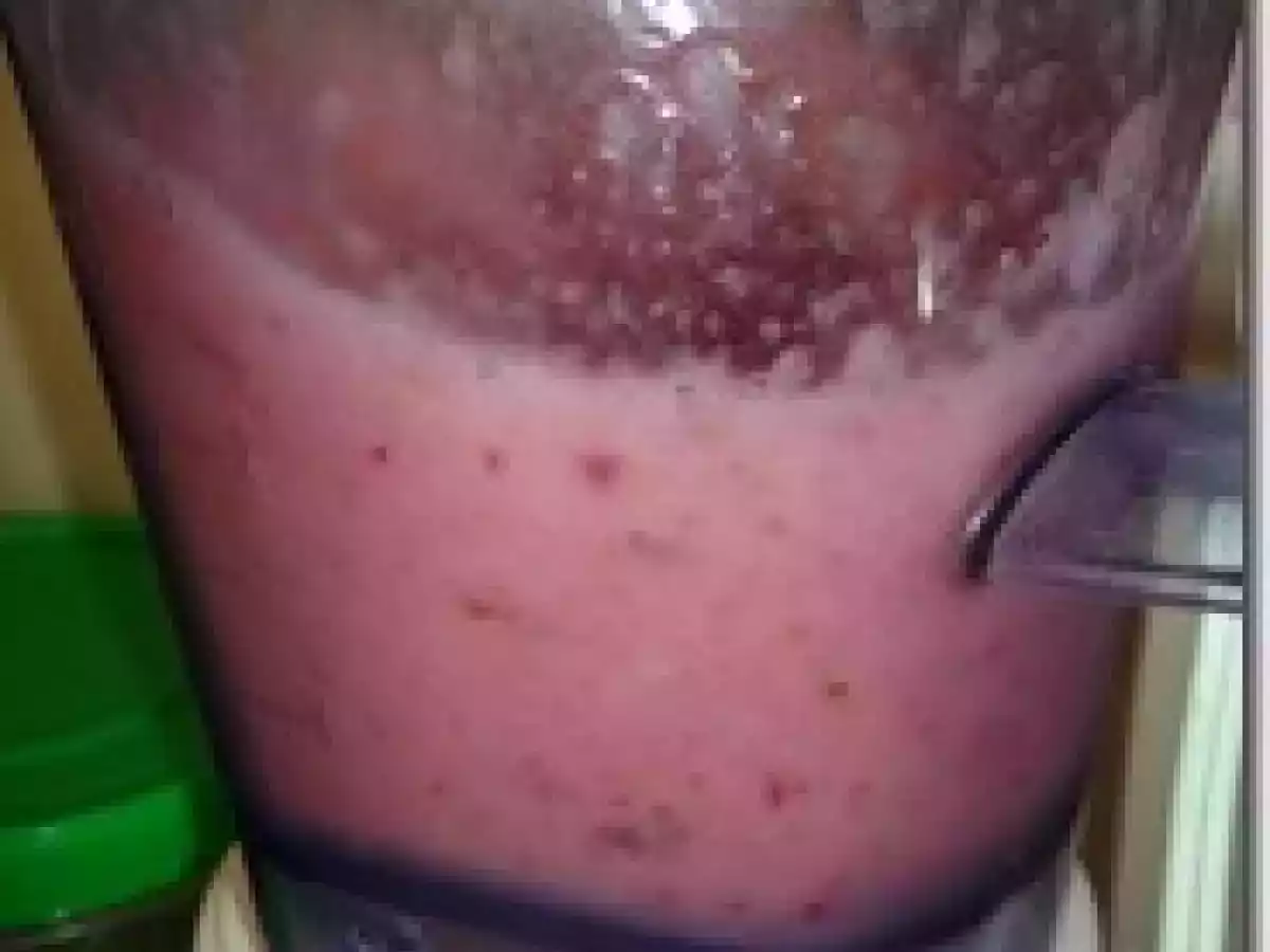 SORBETE DE MANGO Y FRESAS RECETA - foto 3