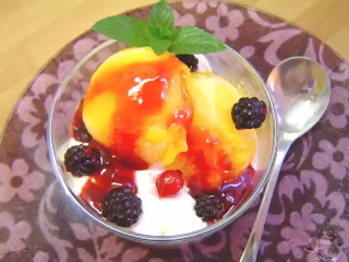 Sorbete de mango y limón - foto 2