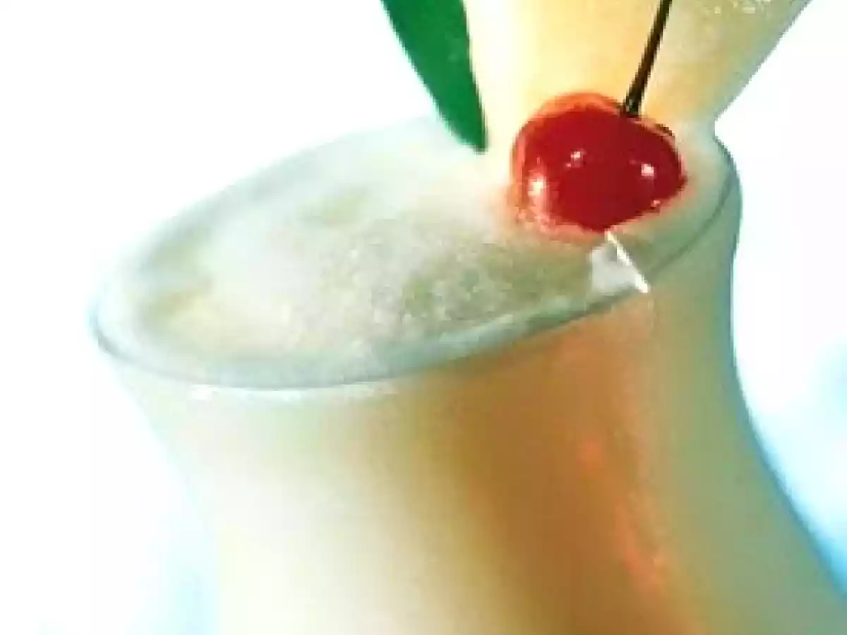 Sorbete de piña colada