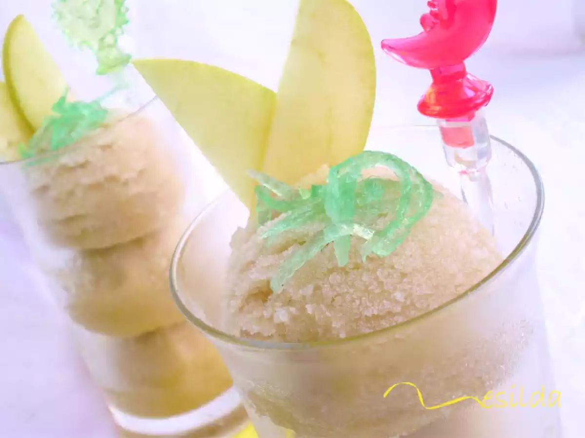 SORBETE DE SIDRA Y MANZANA - foto 2