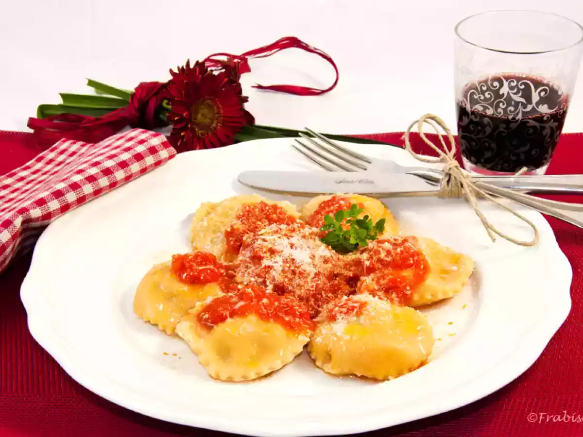 Sorrentinos con relleno saludable