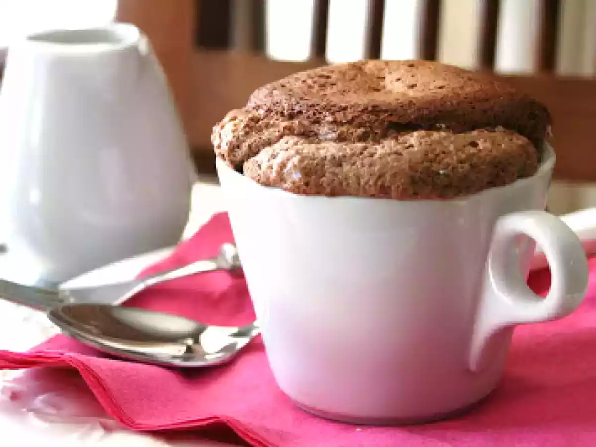 Soufflé de chocolate