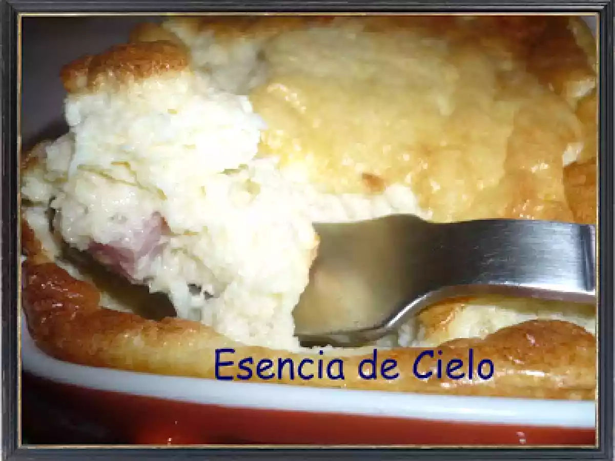 Soufflé de jamón y queso parmesano - foto 3