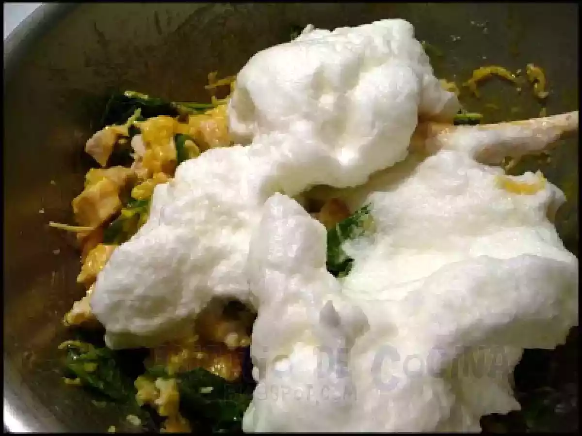 Soufflé de pollo y queso - foto 2